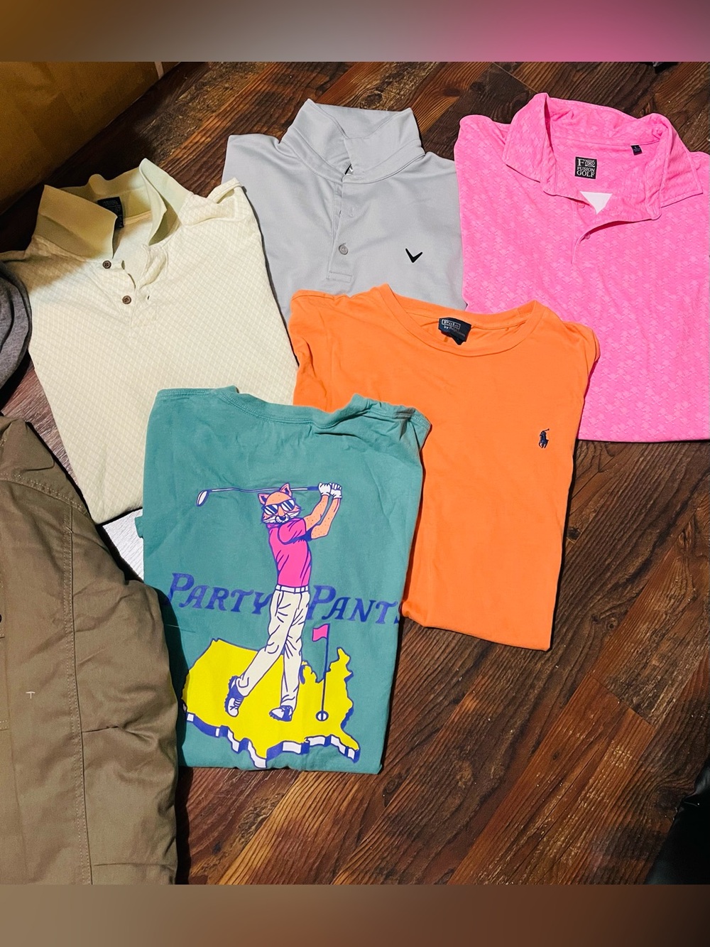 Men’s Bundle of tee’s/New Wrangler Coat